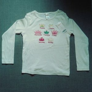 COPY - GYMBOREE LONG SLEEVE BEIGE AND PASTEL CROW…